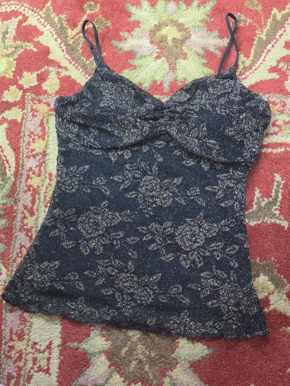 Vintage Y2K Metallic Rampage tank top